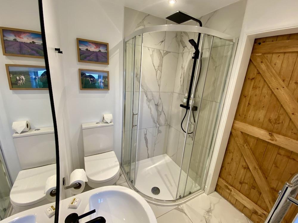Hotel The Lion At West Pennard Exterior foto A shower cubicle